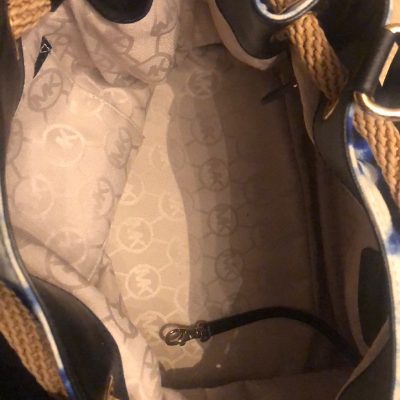 Michael Kors Tie Dye Blue Tote - Picture 7 of 7